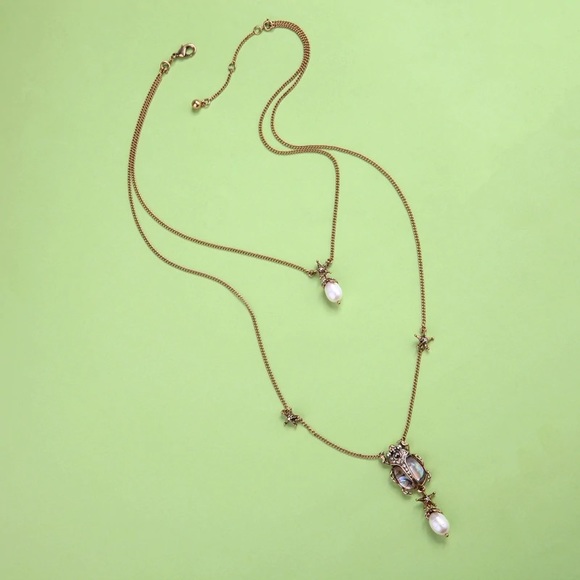 DOUBLE-WRAP BEETLE NECKLACE - Picture 5 of 8